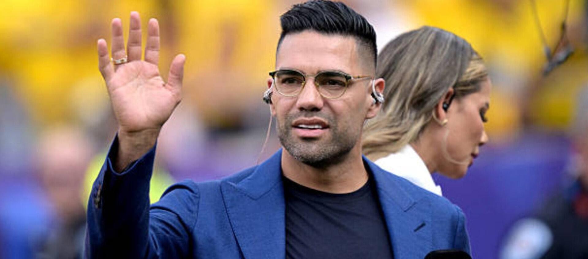 Radamel Falcao García está en el Mundial como comentarista de Espn.
