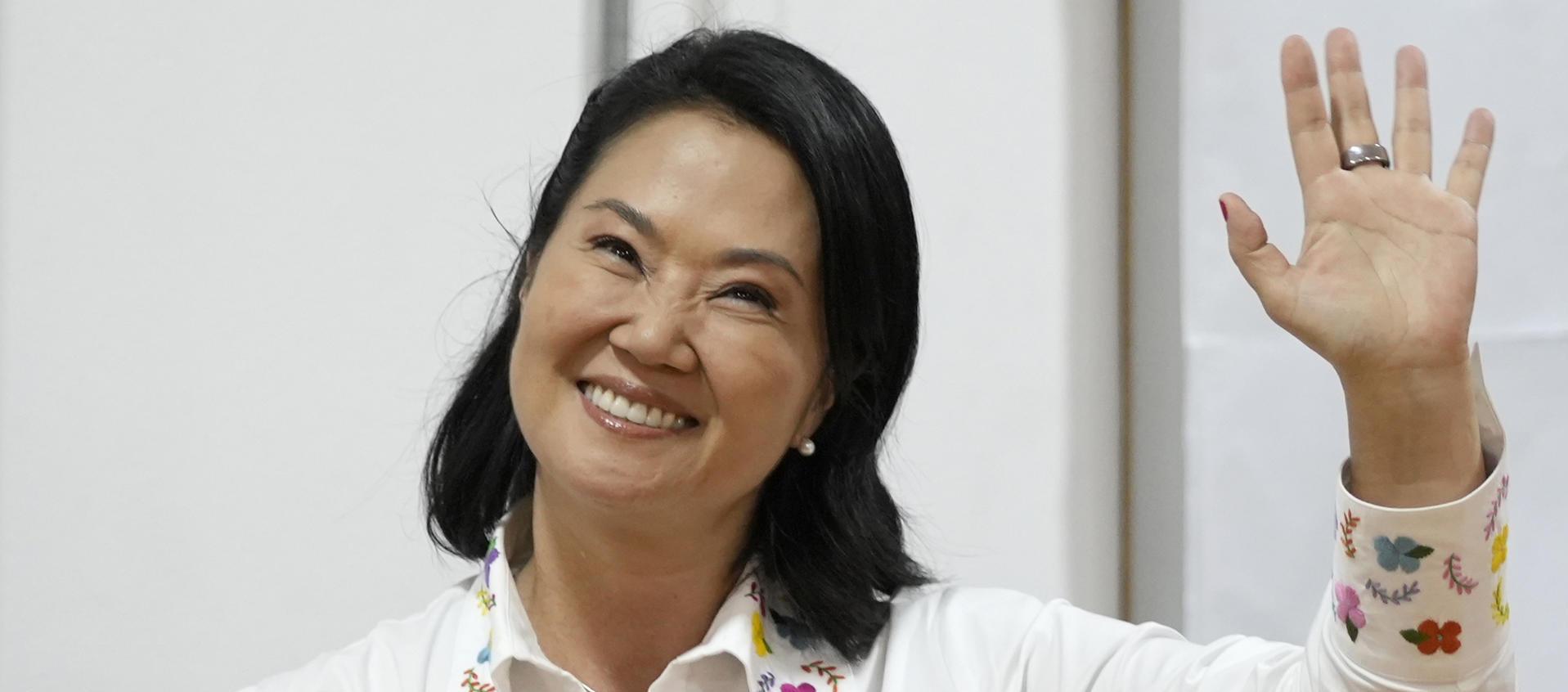 Keiko Fujimori, presidenta electa de Perú.