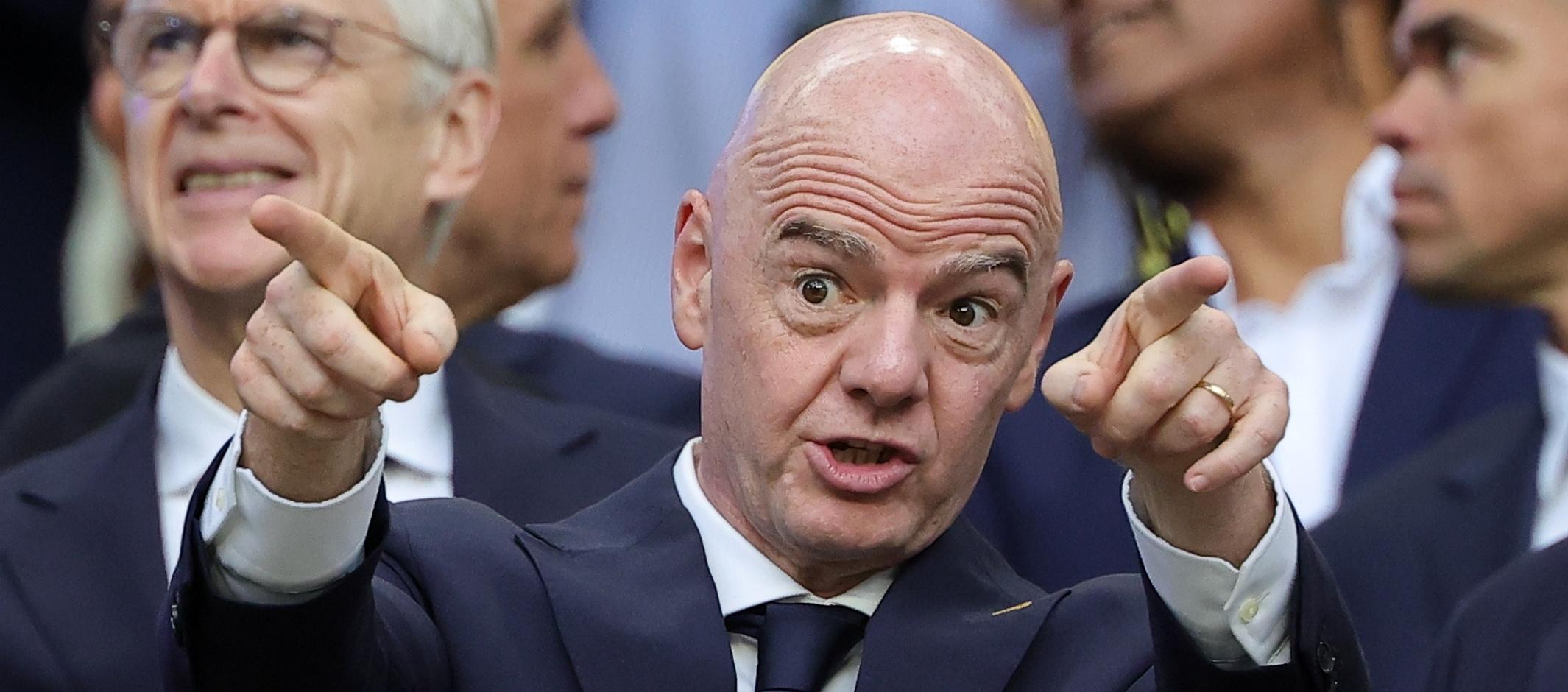 Gianni Infantino, presidente de la Fifa. 