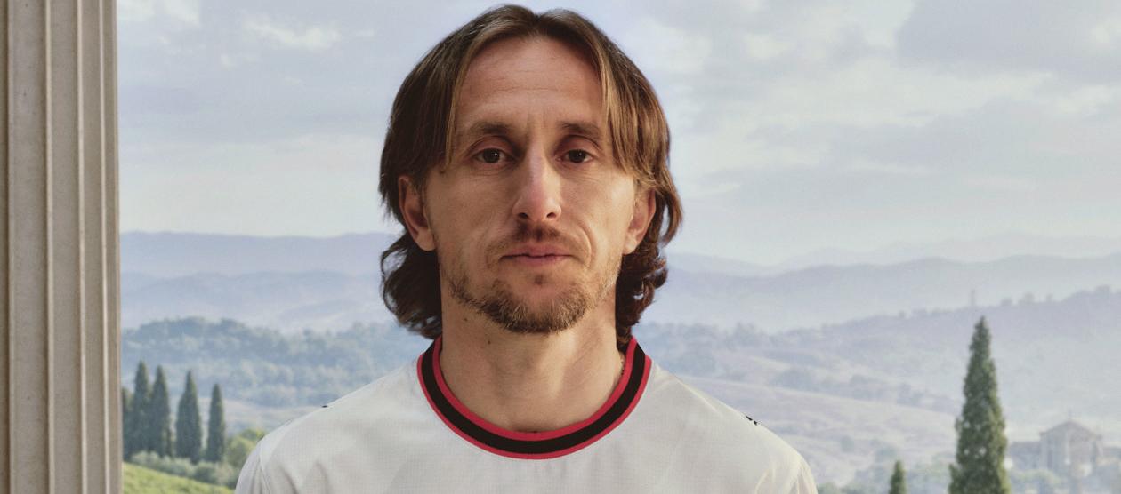 El croata Luka Modric, mediocampista del Milan.