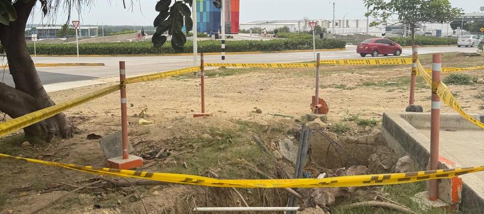 Estado de las zonas por las obras del Acueducto Regional del Norte. 