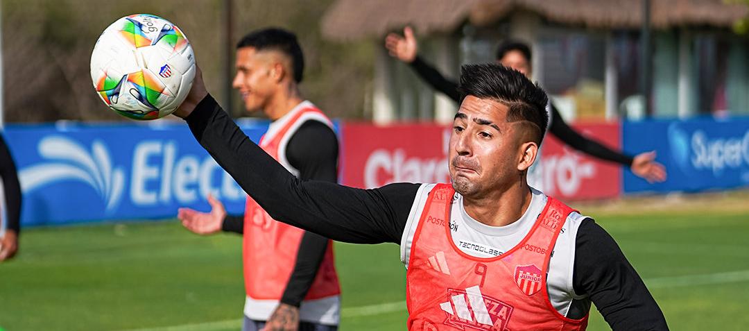 El paraguayo Guillermo Paiva, delantero del Junior. 