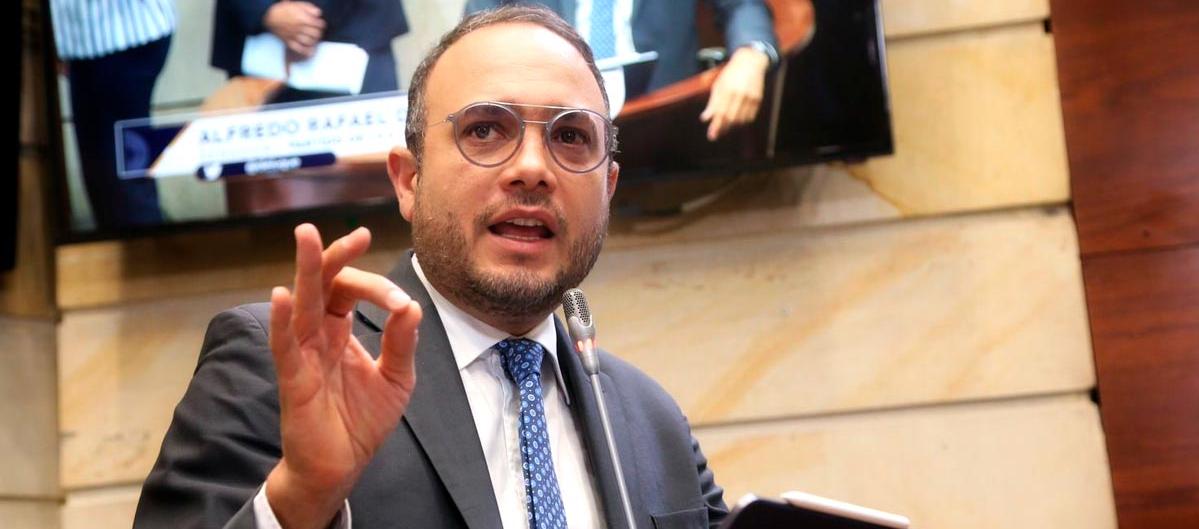 Alfredo Deluque, senador electo. 