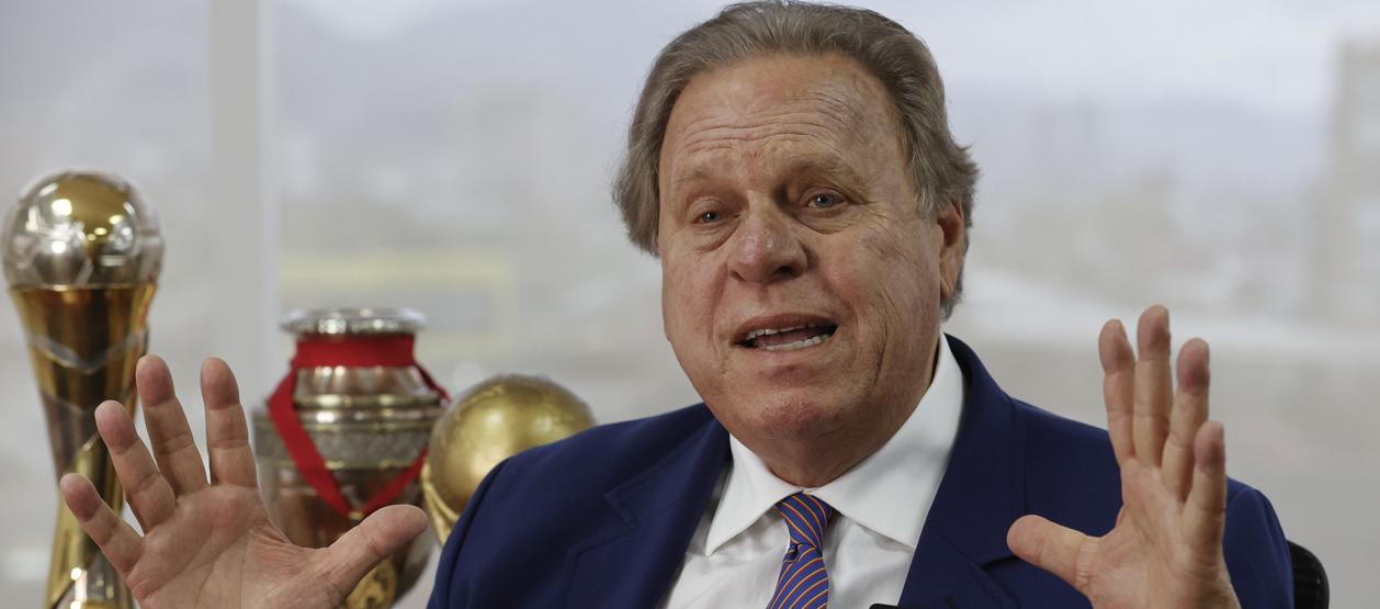 Ramón Jesurun, presidente de la Federación Colombiana de Fútbol. 