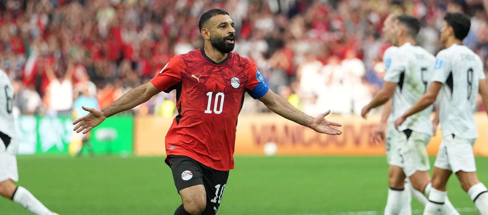 Mohamed Salah, delantero y capitán de la selección egipcia. 