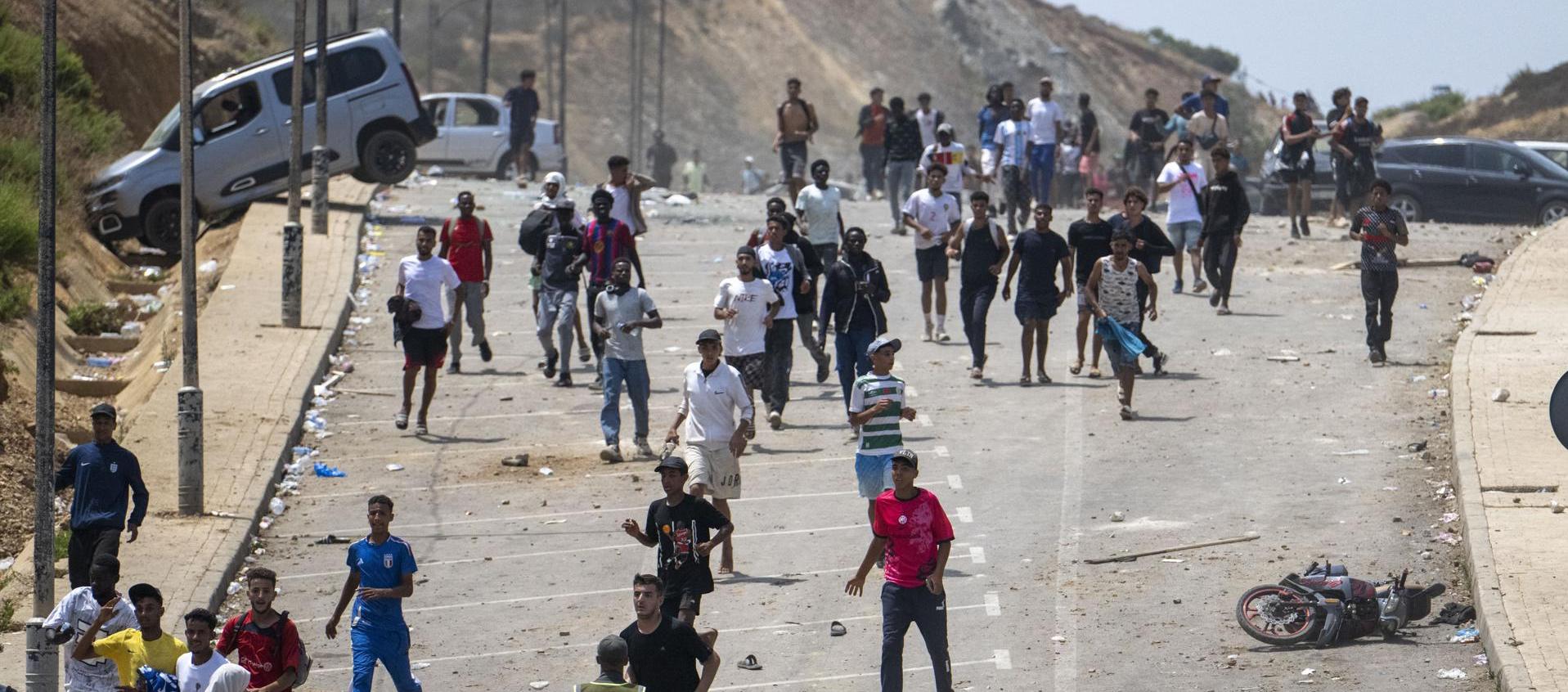 Crisis migratoria en Ceuta.