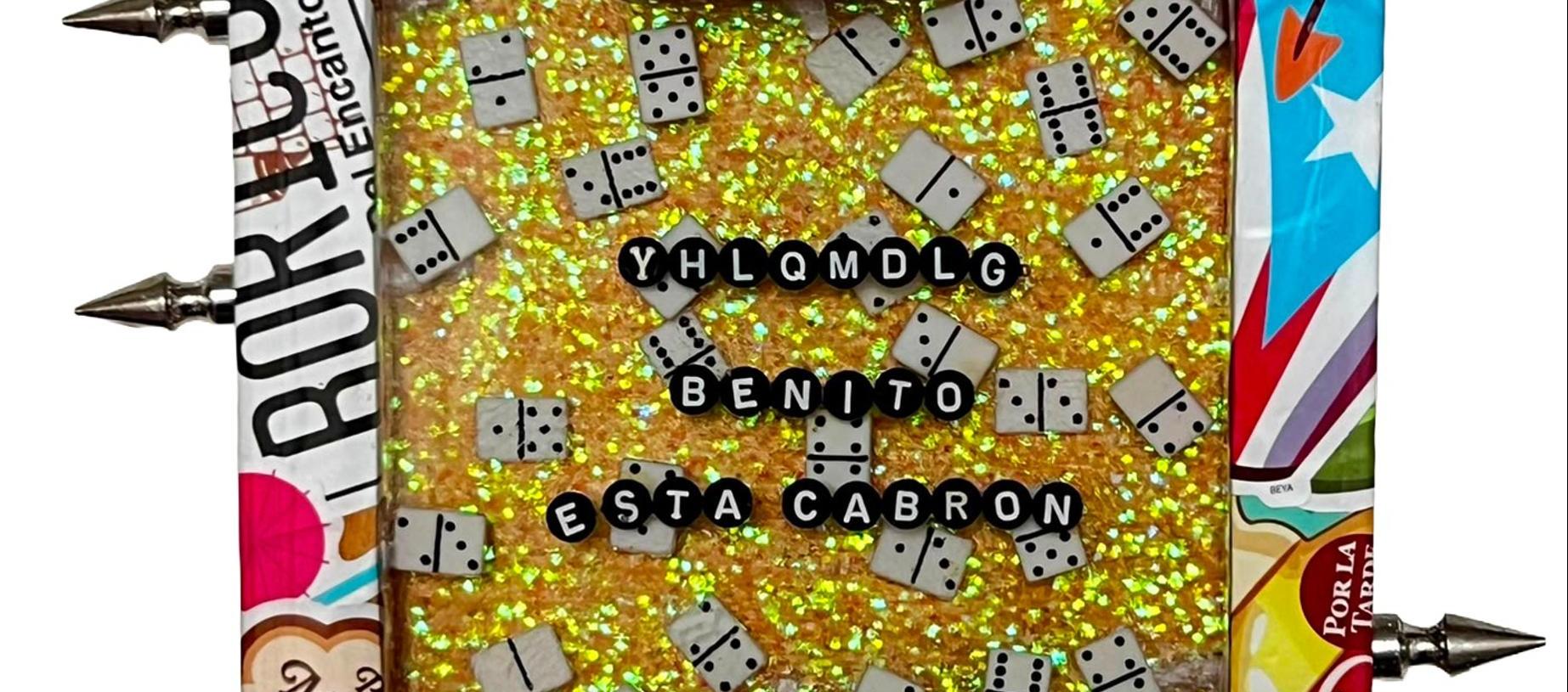 La obra 'El fkn Grammy' de Carmen Olmo que forma parte de la muestra. 