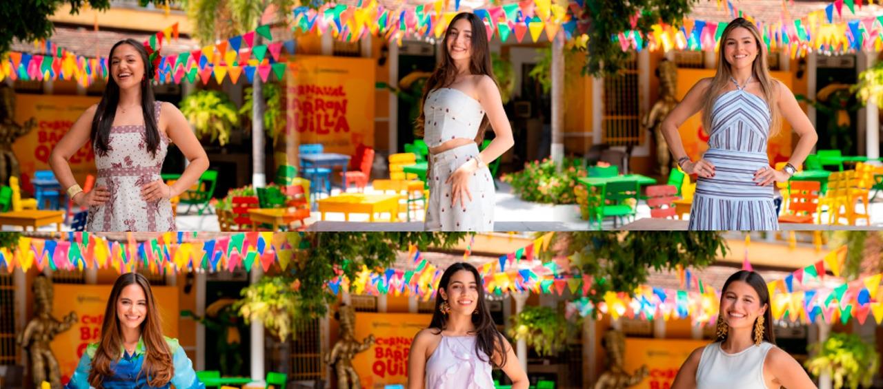 Adjany Kappen Barraza, Alexa Sabagh Bendek, Christina Robayo Durán, Salwa Maloof Habib, Tasha Ghisays Hoyos, Valentina Marino Casas. 