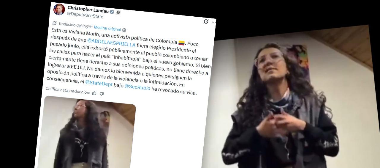 Christopher Landau y su trino sobre Viviana Marín