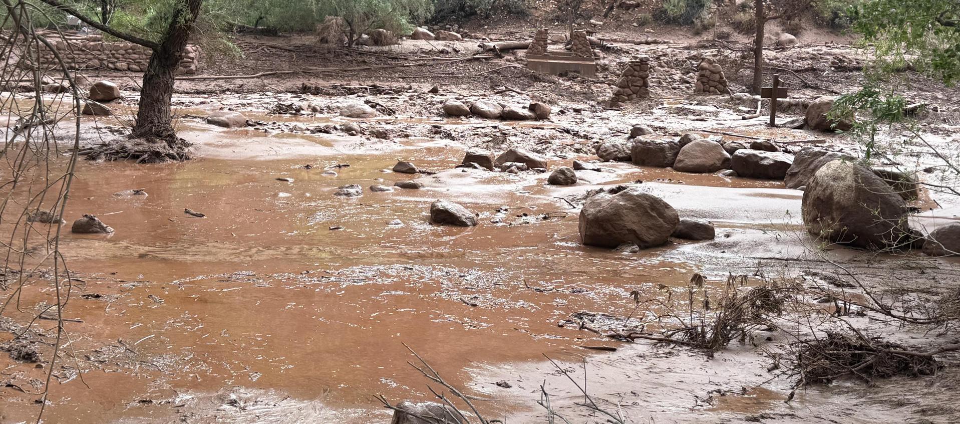 Inundaciones en el Gran Cañón.