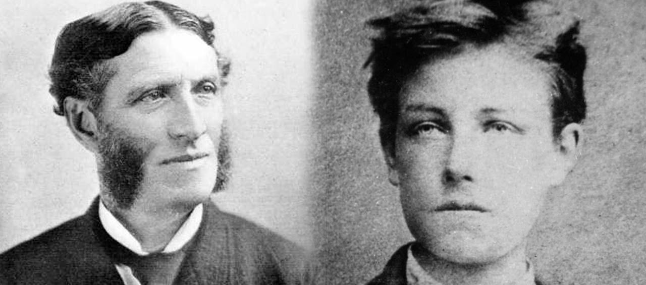Poetas Mathew Arnold y Arthur Rimbaud. 