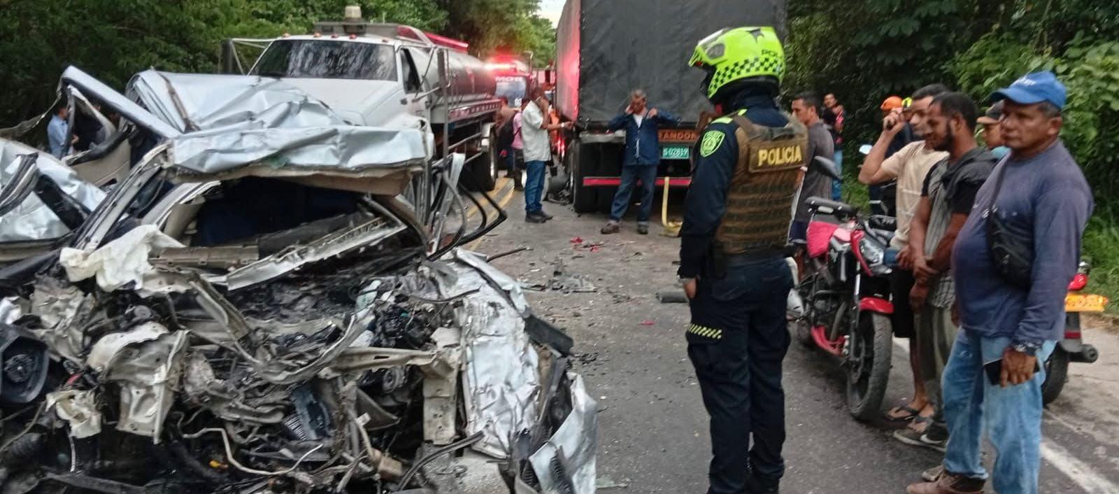 Accidente en Zona Bananera. 
