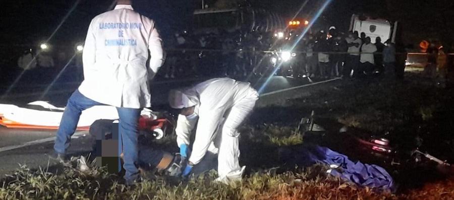 Accidente en la vía Cordialidad. 