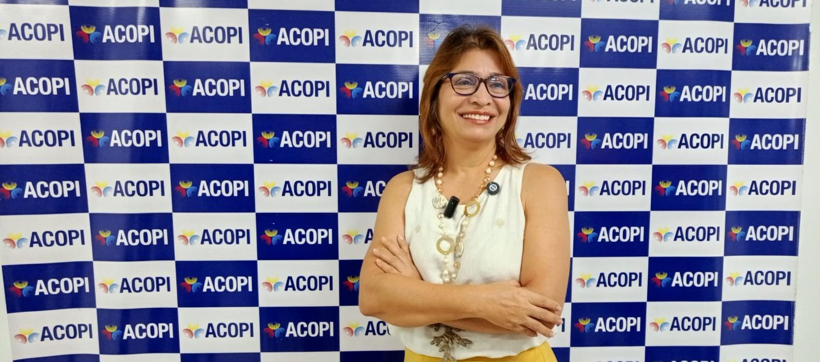 Rosmery Quintero, presidenta del Observatorio Nacional de la MiPyme y directora ejecutiva de Acopio Atlántico. 