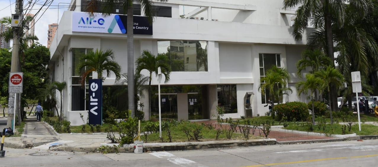 Fachada de Air-e.