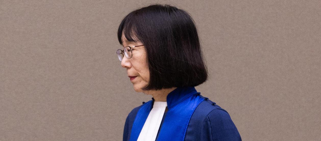 Presidente de la Corte Penal Internacional, Tomoko Akane.