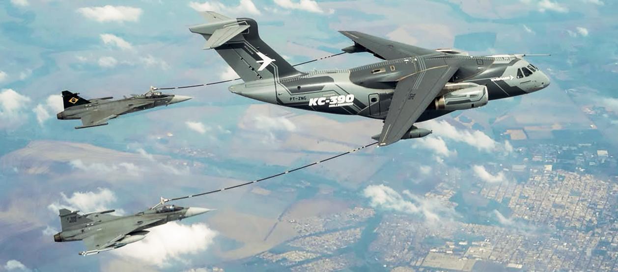 La aeronave KC-390.