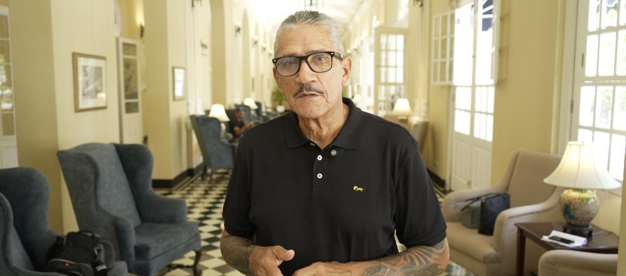Édgar Blanco, presidente del Carnaval de la 44.