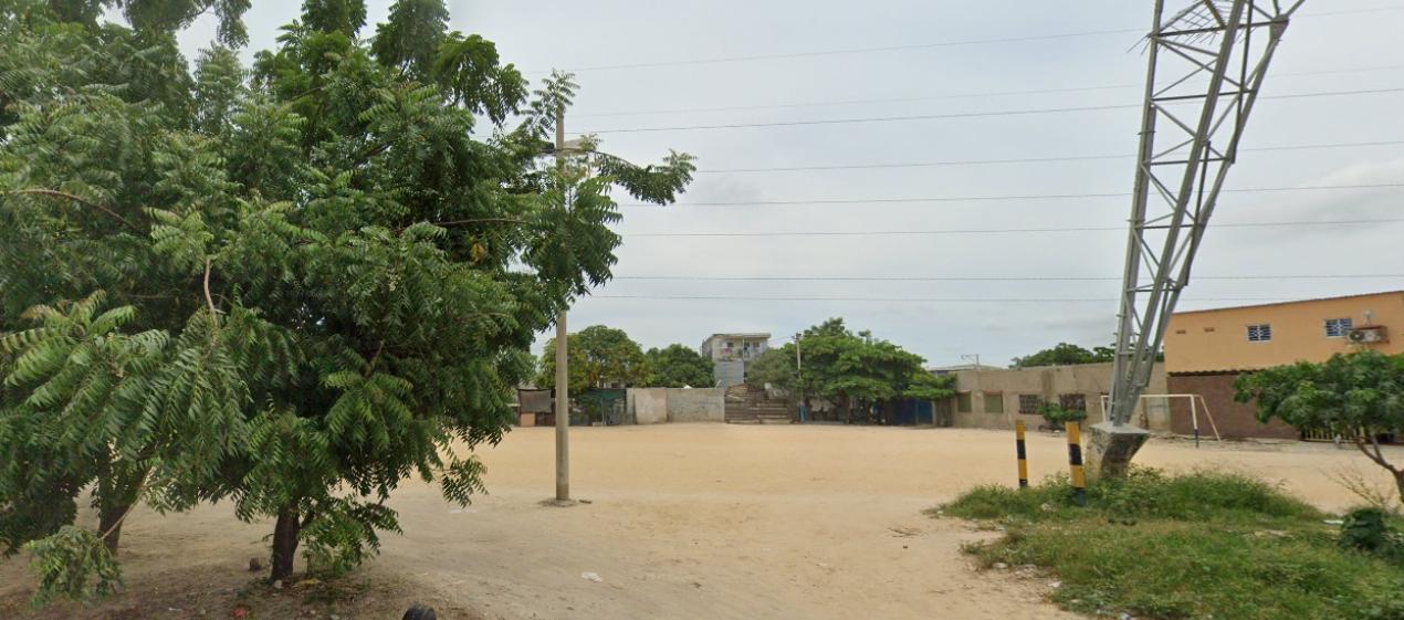 Cancha de fútbol del barrio Villa Muvdi. 