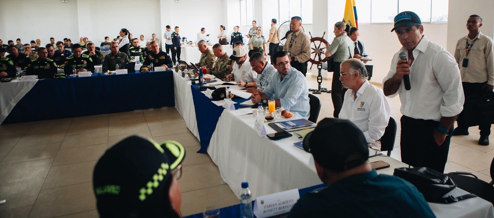 Imagen del Consejo de Seguridad realizado en Barranquilla, el pasado domingo.