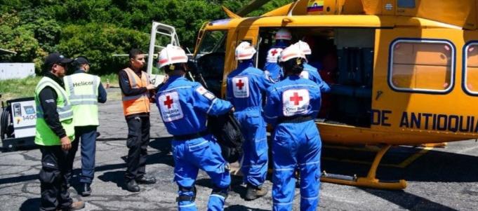 Imagen de la operación de la Cruz Roja.