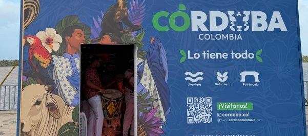 Cubo inmersivo en el que se está desarrollando la experiencia, en el Gran Malecón.