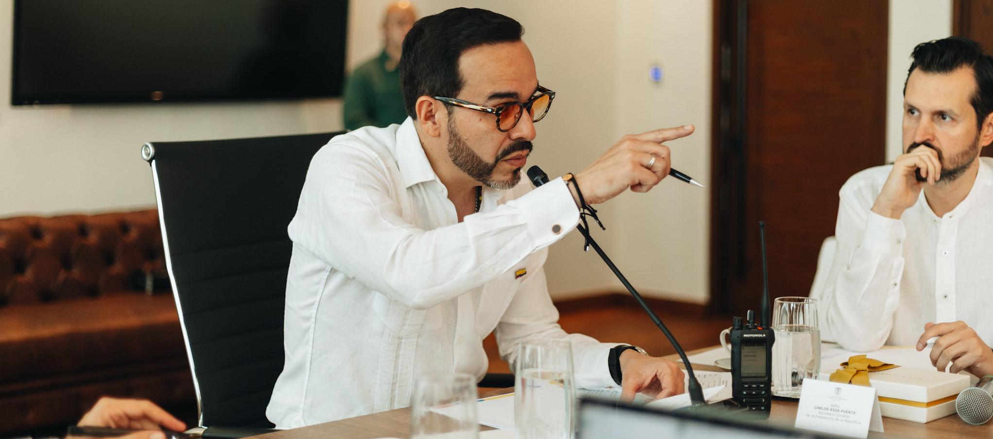 El Presidente de la República, Abelardo De La Espriella.