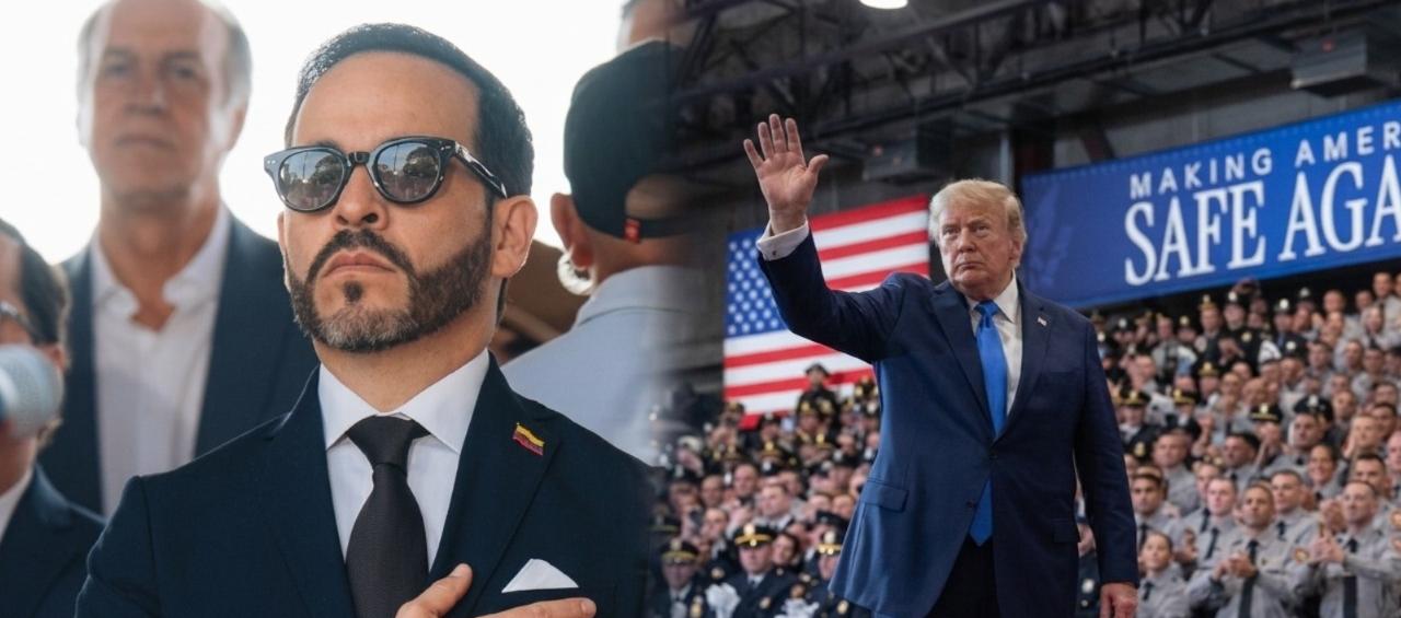 Abelardo De La Espriella y Donald Trump.