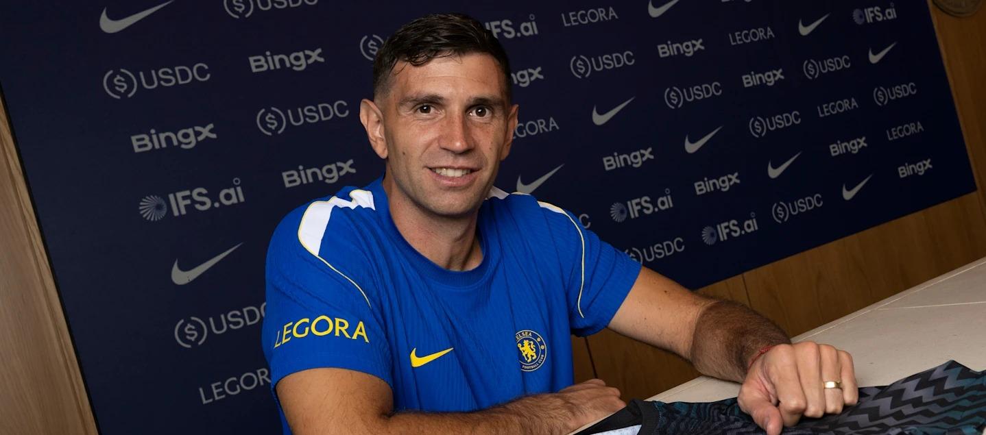 El portero argentino Emiliano 'Dibu' Martínez.
