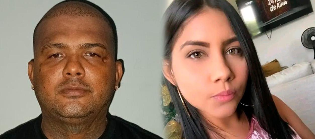 Eduar Alfonso Daza Castro y la víctima Kelly De Arco Hurtado. 