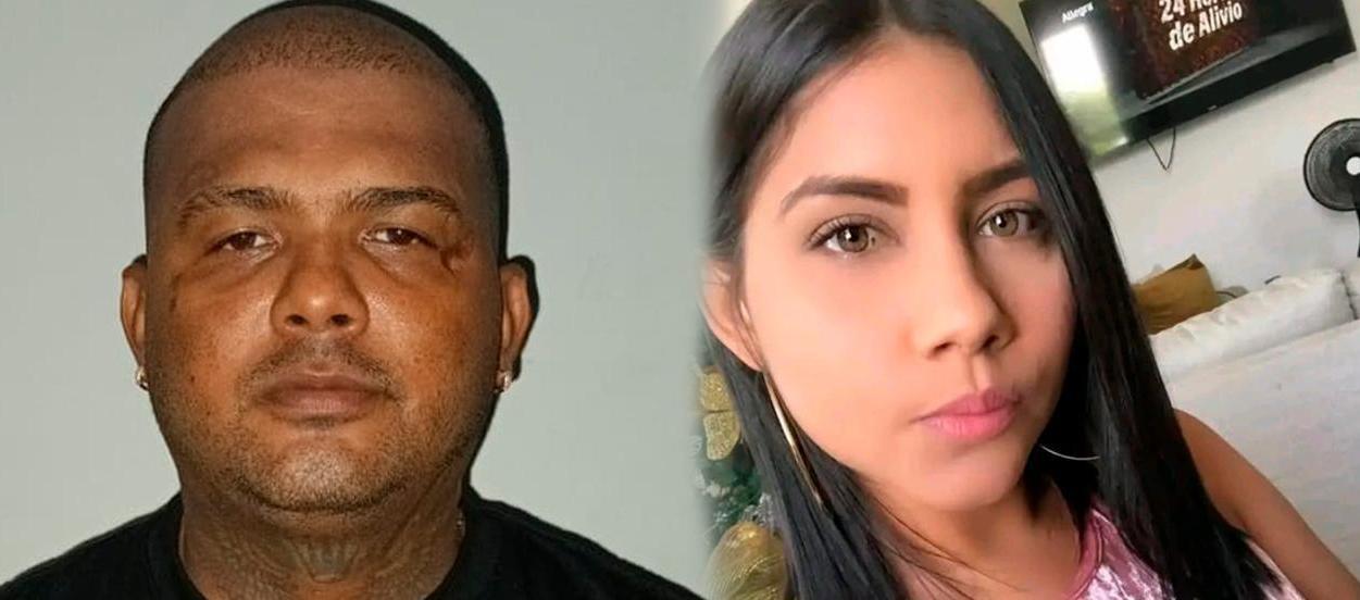 Eduar Alfonso Daza Castro y la víctima Kelly De Arco Hurtado.