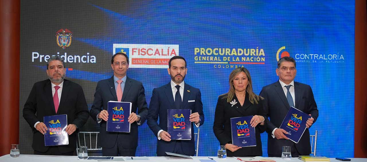El Contralor, el Vicepresidente, el Presidente, la Fiscal y el Procurador
