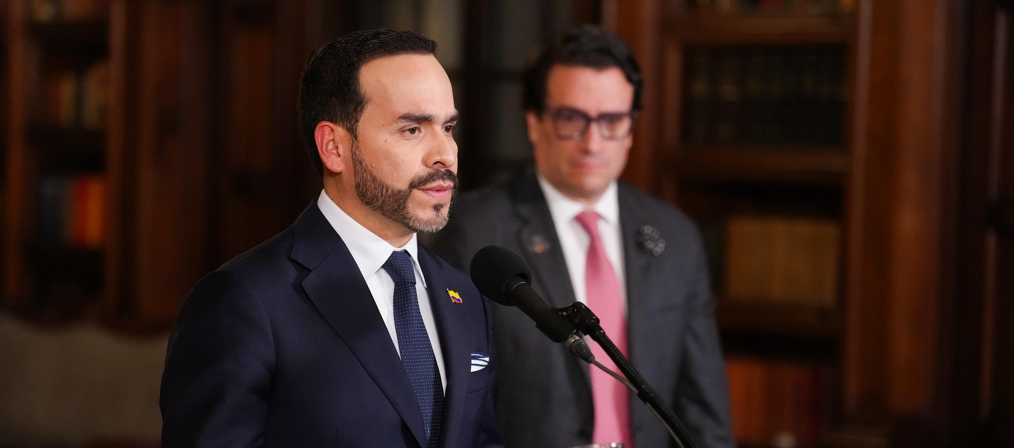 El Presidente Abelardo De La Espriella.