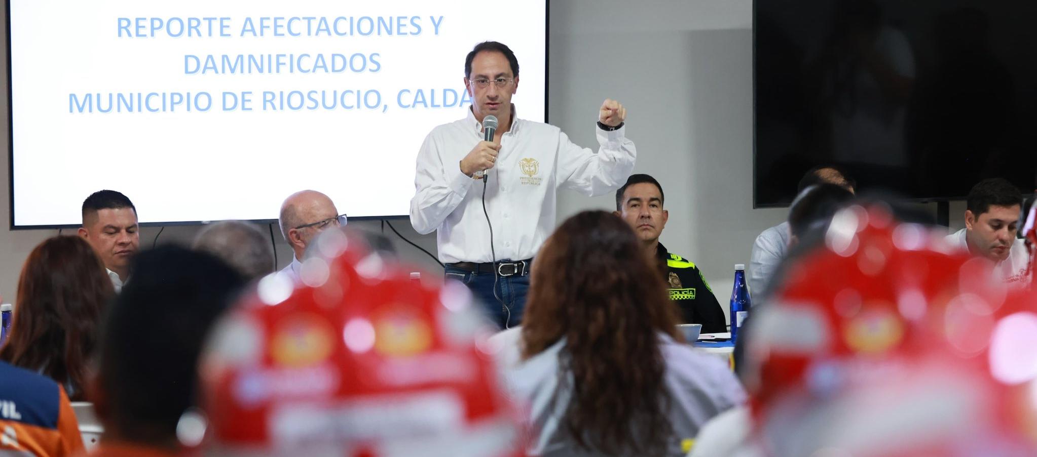 El Vicepresidente hoy en Riosucio