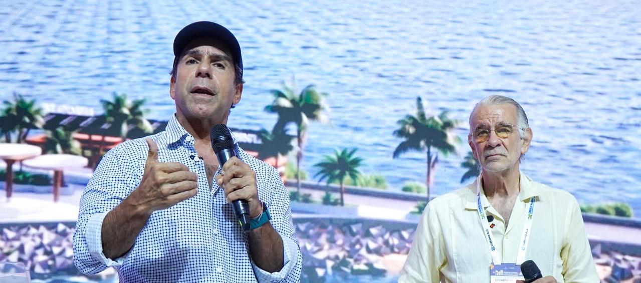 El alcalde Alejandro Char y el gobernador Eduardo Verano, durante el Congreso Nacional de Anato 2026.