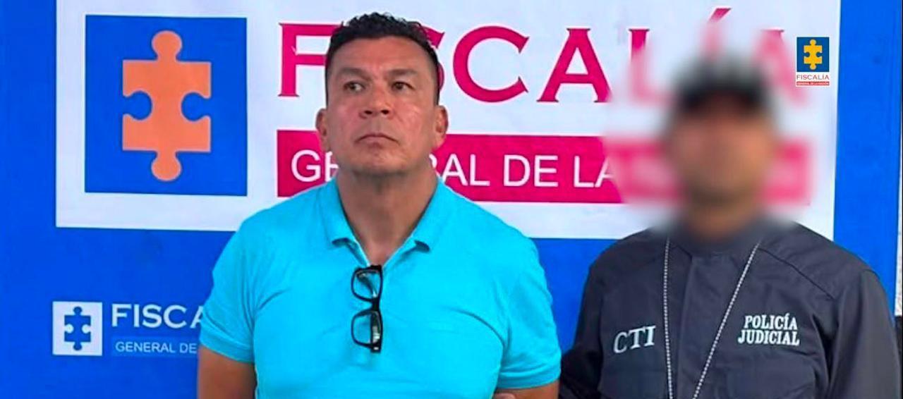 Dante Jhons Martínez Valencia fue capturado el CTI de la Fiscalía. 