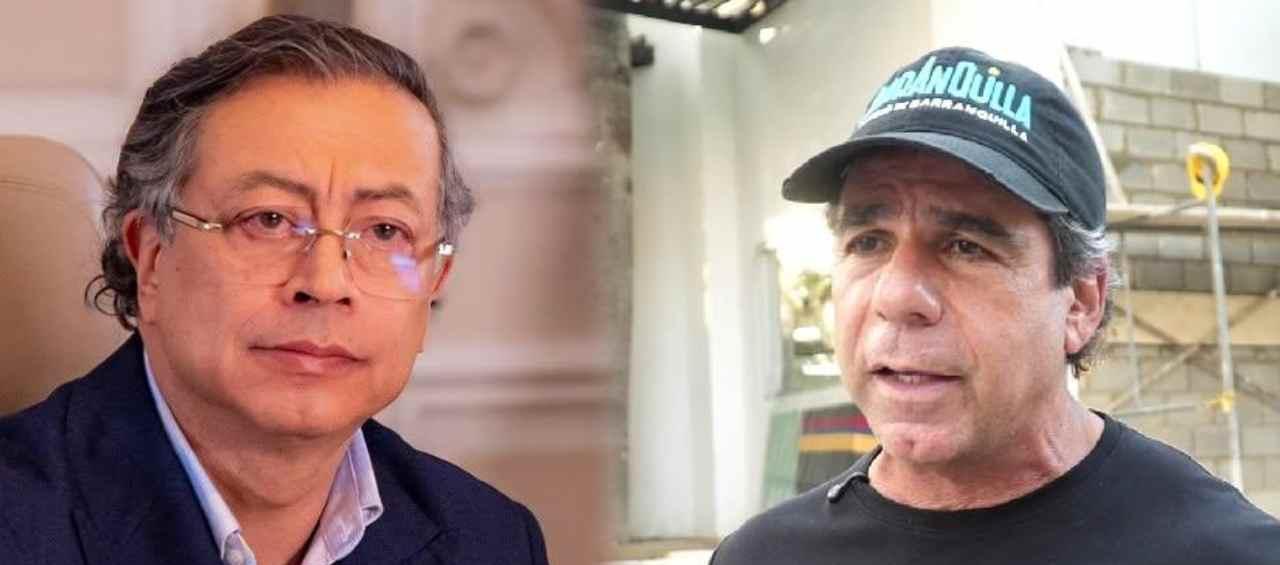 El expresidente Petro y el alcalde Alejandro Char.