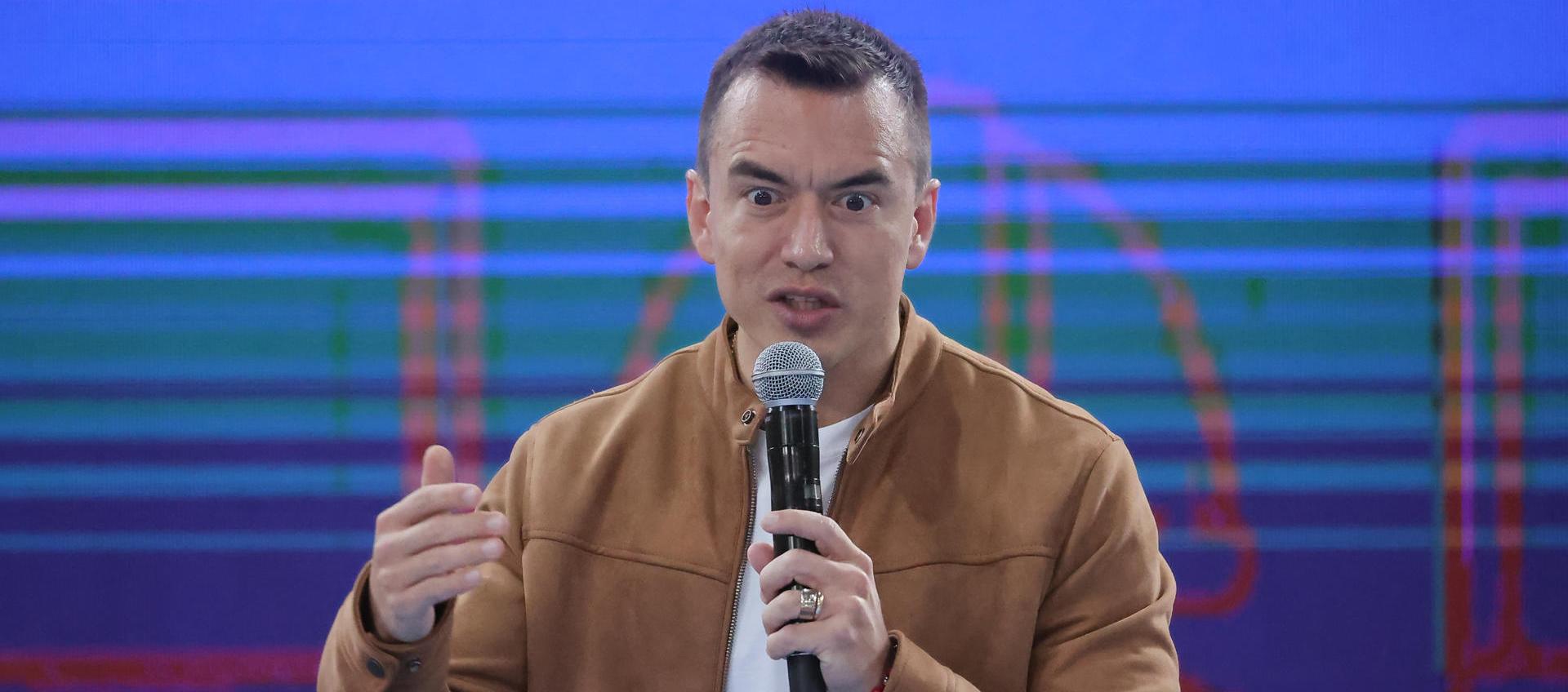 Daniel Noboa, presidente de Ecuador.