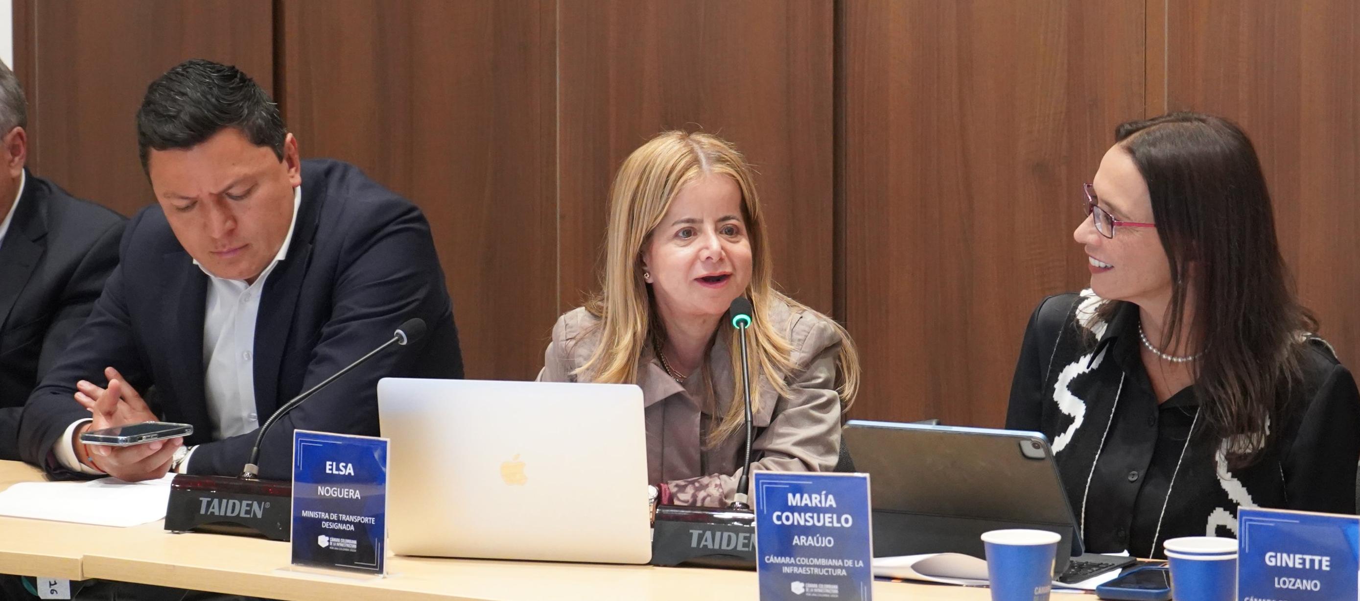 Elsa Noguera, ministra de Transporte.