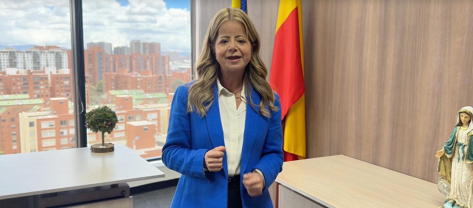 Elsa Noguera, ministra de Transporte.