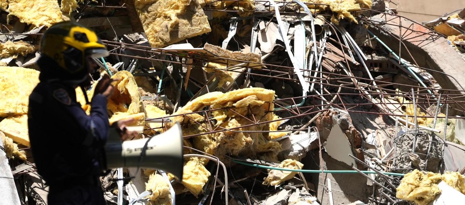 Zona destruida por el terremoto en el suroccidente de Colombia. 