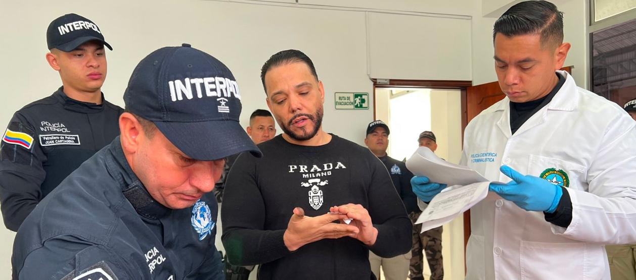 Erick Randhiel Mosquea Polanco, presunto cabecilla de la organización criminal conocida como Red Falcón.