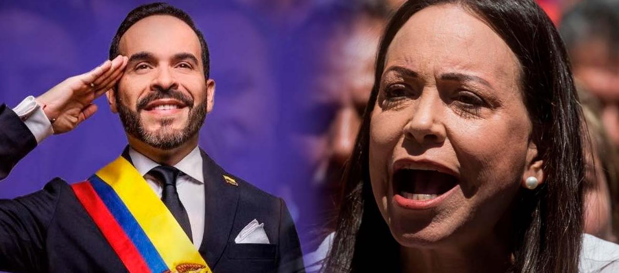 Abelardo De La Espriella﻿ y María Corina Machado