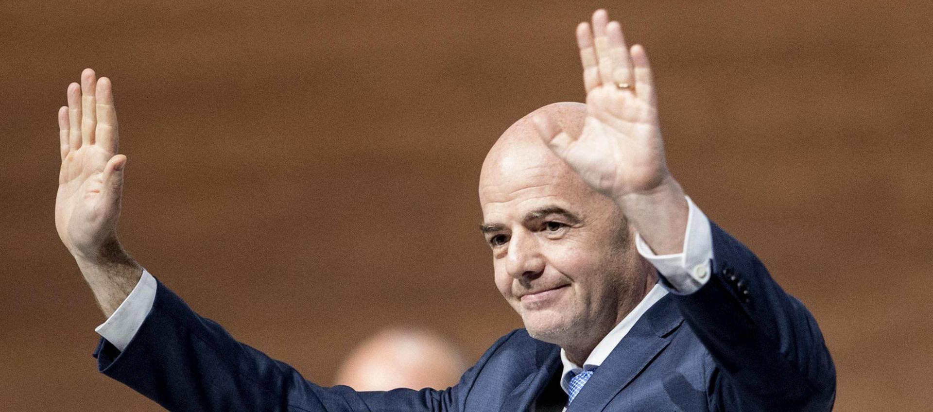 Gianni Infantino, presidente de la FIFA.