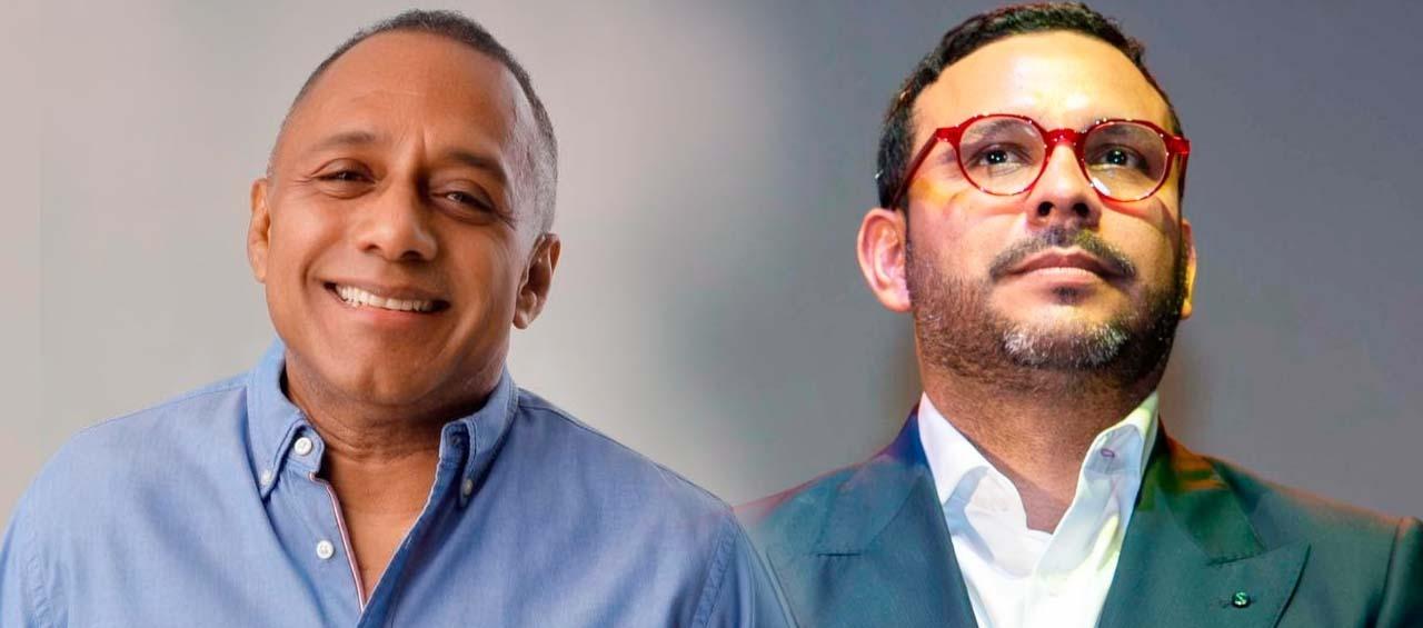 (Izq. a Der.) Álvaro González y Wilson Quimbayo, vicerrectores de Uniatlántico. 
