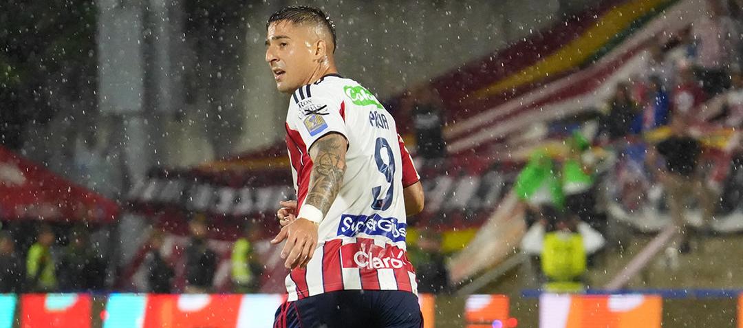 Guillermo Paiva, delantero de Junior, anotó el 1-1 al 88'.
