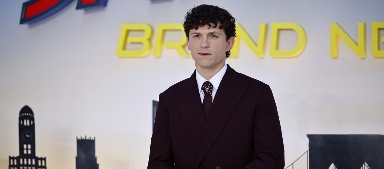 El actor Tom Holland, protagonista de la película.