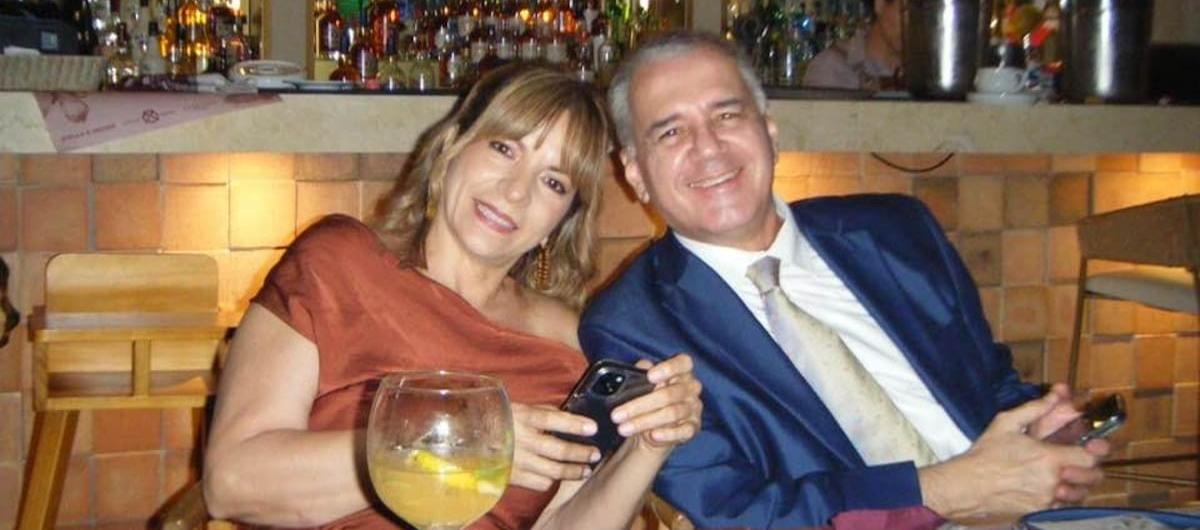 Jairo Hernán Saavedra y su esposa Victoria Caicedo