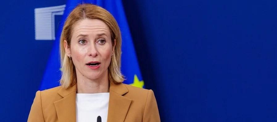 Kaja Kallas, representante UE para Asuntos Exteriores y Política de Seguridad.