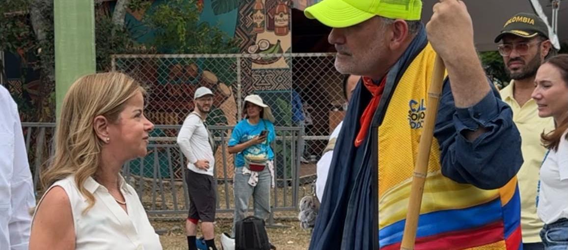 La Ministra de Transporte en atención de la emergencia